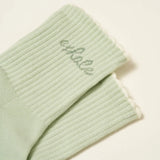 🧘🏼‍♀️ Inhale Exhale Grip Sock [Mint Green], Pilates Socks - image 2