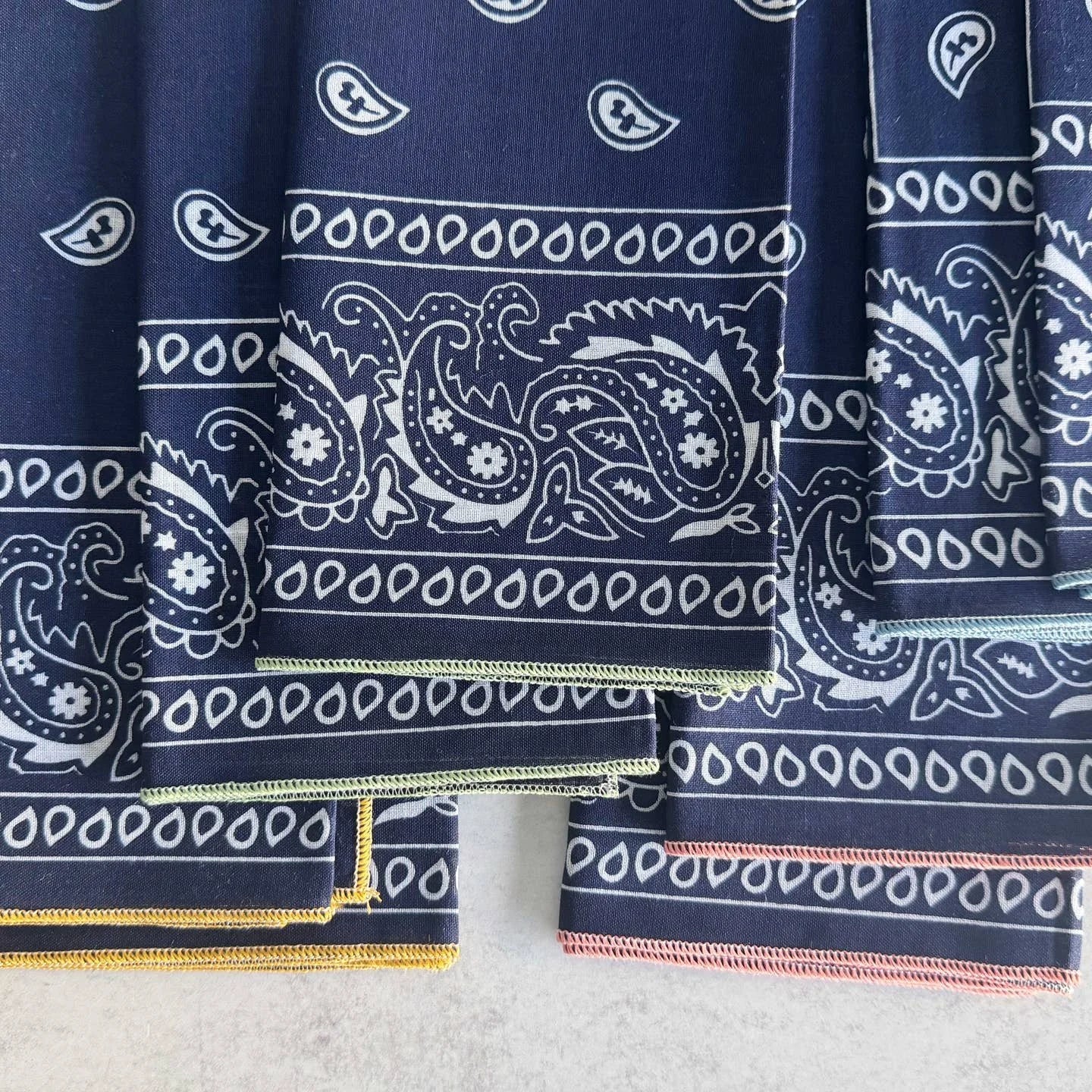Bandana Cloth Napkins, Set of Four