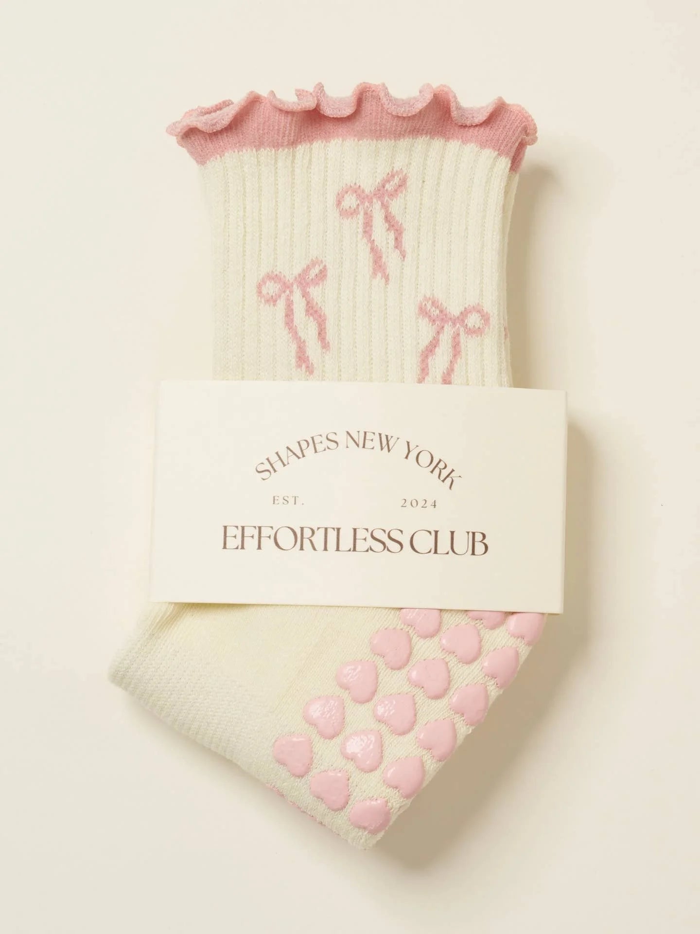 🎀 Bow Ruffle Grip Sock