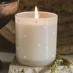All Over Heart Candle