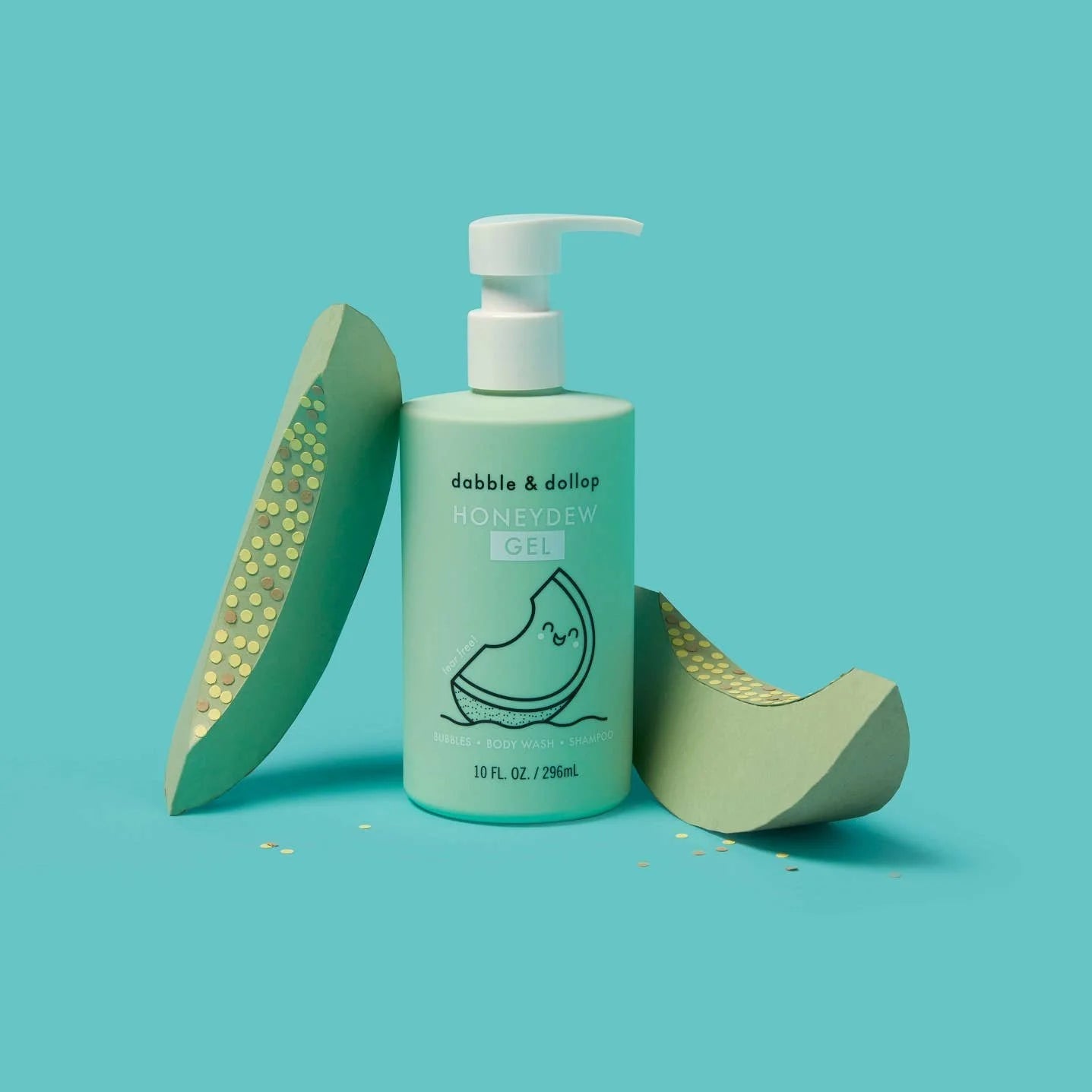 Tear-Free Shampoo, Body Wash, & Bubbles - Honeydew Melon - image 3