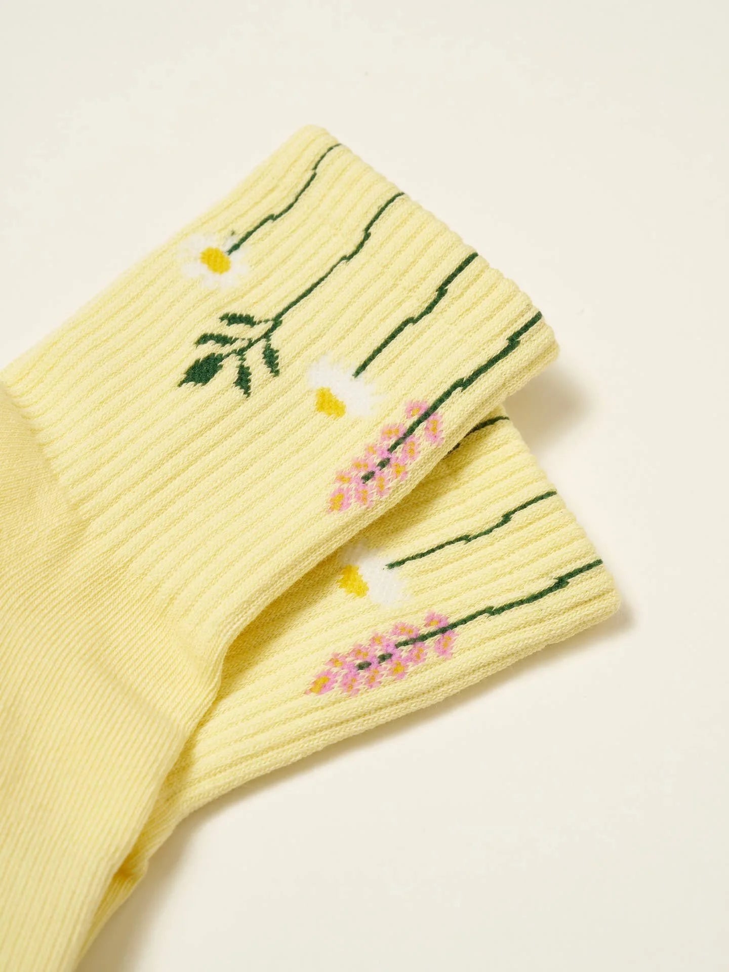 🌿 Flower Stem Grip Sock, Pilates Socks - image 3