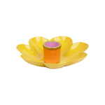 Colored Enamel Flower Shaped Candle Holders - image 4