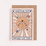 Tarot Sun Birthday Card