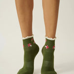 Mushroom Ruffle Grip Socks - image 2