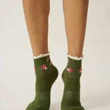 Mushroom Ruffle Grip Socks - image 2