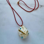 Aleni Shell and Cord Necklace
